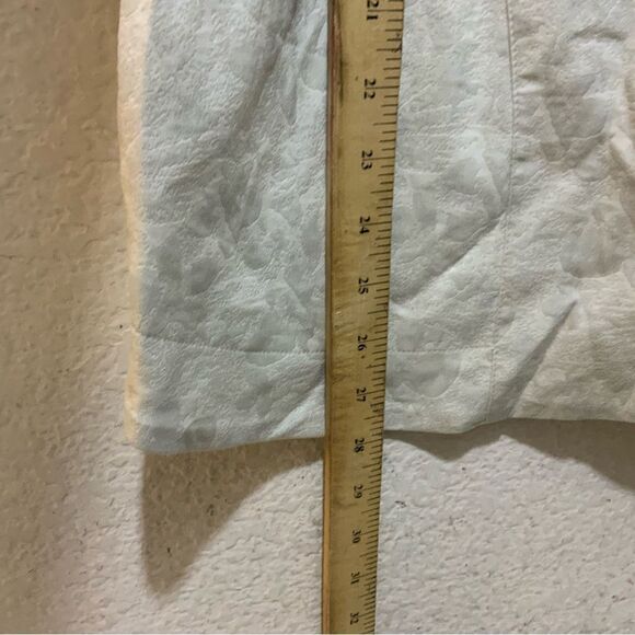 New HILTON HOLLIS 2 pcs suit light gray floral top pants size 6 - Picture 6 of 16